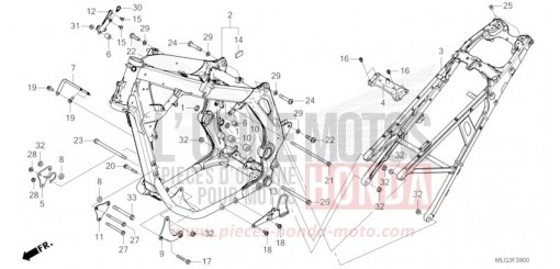 FRAME BODY CRF1100A2N de 2022